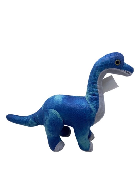 Jucarie Dinozaur de plus Diplodocus albastru