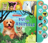 Pui de animale. Carte cu sunete - Litera
