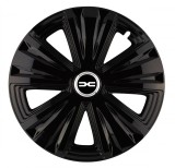 Cumpara ieftin Set 4 capace roti pentru Dacia Nou, model Glory Black, R15, Autohelix MSA