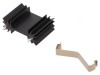 Radiator Negru Extrudat 25,4mm TO202/TO218/TO220/TOP3