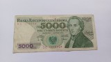Polonia- 5000 zloti zlotych 1988