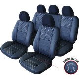 Cumpara ieftin Set huse scaune auto insertii piele naturala Volkswagen Passat B6 (2005-2011) Queen