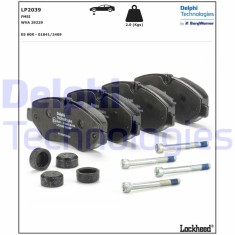 DELPHI LP2039 set placute frana,frana disc foto