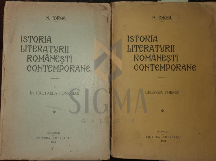 Istoria literaturii romanesti contemporane VOL I+II, 1867-1890