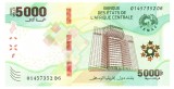 Statele Africii Centrale 5 000 5000 Franci 2020-2022 P-703 aUNC