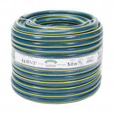 Furtun de gradina cu insertie Micul Fermier Bluebos Plus, 1/2 inch, 50 metri, 4 straturi, clasa 3