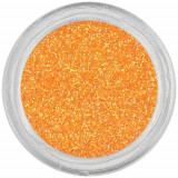 Pudră Glitter pentru nail art - portocaliu neon, INGINAILS