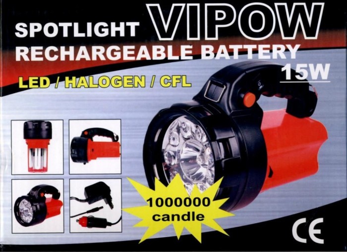 Lanterna tip Proiector bec H3 Neon 15W 3 FUNCTII
