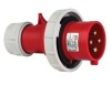 Fisa stecher 4 poli 3P+E 32A montaj pe cablu 6h 380V IP67 trifazic CEE mobil, METE