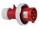 Fisa stecher 4 poli 3P+E 32A montaj pe cablu 6h 380V IP67 trifazic CEE mobil, METE