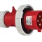 Fisa stecher 4 poli 3P+E 32A montaj pe cablu 6h 380V IP67 trifazic CEE mobil