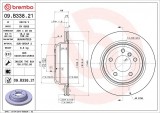 Disc frana BREMBO 09.B338.21