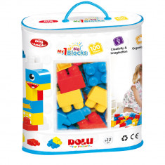 Primele cuburi de construit - 100 piese PlayLearn Toys