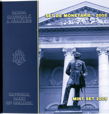 Romania-SET DE MONETARIE 2005 &amp;quot;DENOMINARE&amp;quot; dedicat U.M.F. Bucuresti, set RAR foto