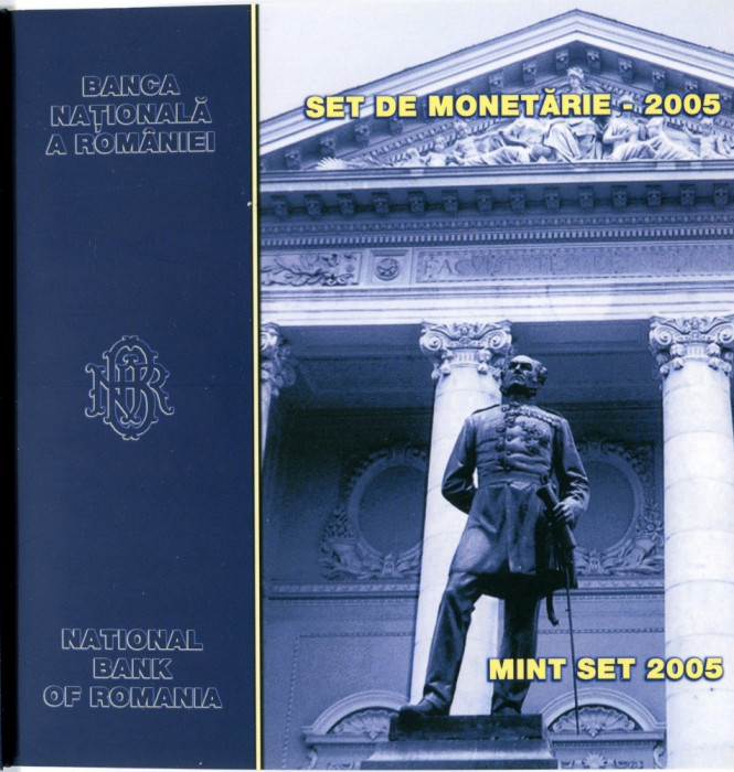 Romania-SET DE MONETARIE 2005 &quot;DENOMINARE&quot; dedicat U.M.F. Bucuresti, set RAR