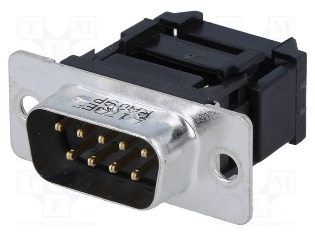 Mufă Tată D-Sub 9 PIN pentru Cablu-bandă IDC Alamă 5A - AMPHENOL