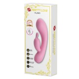 Vibrator Rabbit Hugo, Roz, 16.5 cm, Pretty Love