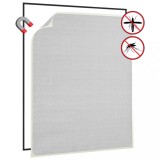 Cumpara ieftin Plasă insecte magnetică de ferestre alb 100x120 cm fibra sticlă