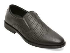 Pantofi eleganti BITE THE BULLET negri, 5671, din piele naturala