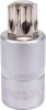 Bit Torx T70 YATO cu Adaptor, 1/2&quot;, 55mm, Otel Forjat, Antiderapant, Profesional, Ateliere Auto, Service