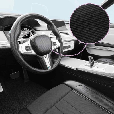 Folie auto 3D, negru, 100x150 cm foto