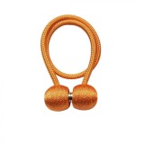 Cumpara ieftin Magnet decorativ pentru perdele si draperii, tip snur, poliester, 44 cm - Portocaliu