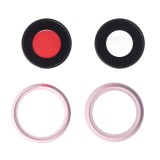 Geam Camera cu Rama Apple iPhone 15 Plus Roz (Pink) - Inlocuire Obiectiv Spate
