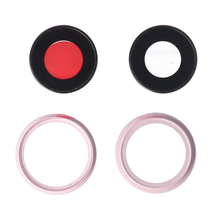 Geam camera cu Rama Apple iPhone 15 Plus PINK