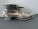 Delicată gheața argintată veche,miniatura,341 gr.,lucrată impecabil,grea,stare perfectă,de colecție/decor., Statueta