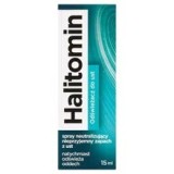 Spray pentru respirație proaspătă Halitomin cu xylitol și extracte de salvie și mușețel, 15 ml