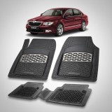 Cumpara ieftin Covorase Skoda Superb II Tavita Cauciuc Compatibile 2008&ndash;2015 | Silver