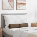 vidaXL Perne Bolster 2 pcs Maro &Oslash; 15 x 40 cm țesătură 42014272