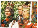 QW28 - Tematica arta populara 34 - costume populare - Oas, Necirculata, Printata