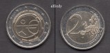 GERMANIA 2 euro 2009 D, 10 ani EURO
