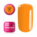 Gel UV Silcare Base One Color - Orange Sorbet 80, 5g