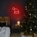 Cumpara ieftin Lampa de perete Santa Claus, Neon Graph, 28x26x2 cm, rosu