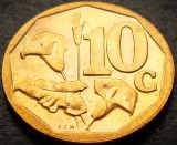 Moneda 10 CENTI - AFRICA de SUD, anul 2009 *cod 4008 - iSewula Afrika