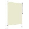 VidaXL Jaluzea tip rulou de exterior, crem, 150 x 270 cm 145941