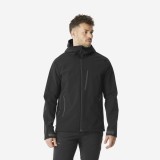 Vestă Protecție v&acirc;nt Softshell Trekking MT500 Negru Bărbați