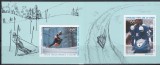 Congo 1986 - Jocurile Olimpice de iarnă - Calgary, 2 Colite NDT, PA, MNH
