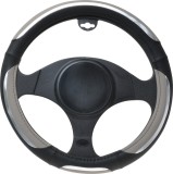 Husa volan negru-gri , material cauciucat, diametru 37-39cm AutoDrive ProParts, Automax