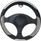 Husa volan negru-gri , material cauciucat, diametru 37-39cm AutoDrive ProParts