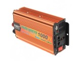 Invertor Auto 12V la 220V, 1000W, UKC, Protectie Suprasarcină, Scurtcircuit, Supraincalzire, Aliaj Aluminiu, Camping, Auto