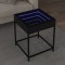Gossi masuta de cafea cu led infinity, negru, 40x40x51 cm
