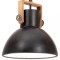 vidaXL Lampă suspendată industrială, negru, 40 cm, 25 W, rotund, E27 320535