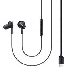 Casti Audio By AKG In Ear, Microfon, Buton Control, Conector USB Type-C, Bulk (Fara Ambalaj), Negru foto