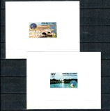 Djibouti 1984 - Vederi, colite nedantelate DELUXE pe hartie cartonata