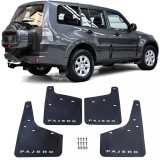 Set de aparatori de noroi premium pentru fata si spate, potrivit pentru Mitsubishi Pajero 07-21 Performance AutoTuning