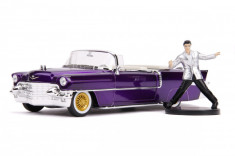 Macheta metalica Jada Toys - Elvis Presley, Cadillac Eldorado 1956, 1:24 foto