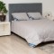 Set Pilota bumbac Somnart Bella 150x200cm 200g model biscuite + 1 perna bumbac Somnart Bella, 50x70cm, Gri Relax KipRoom